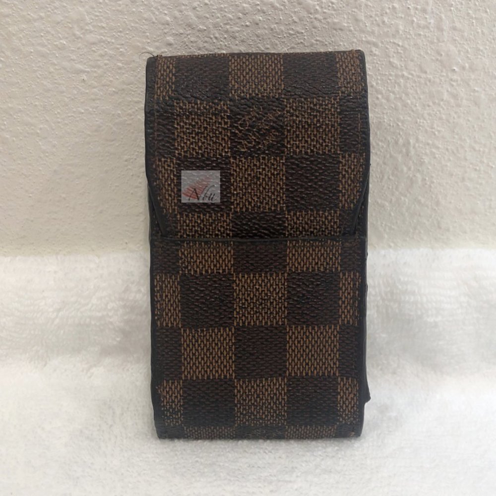 LOUIS VUITTON Damier Ebene Lipstick Case